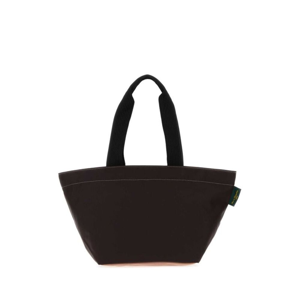 Herve' Chapelier Women Dark Brown Nylon 1028N Handbag